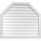 Ekena Millwork Octagonal Top Surface Mount PVC Gable Vent w/ 2"W x 1-1/2"P Brickmould Frame, 38"W x 34"H GVPOT38X3402SN - alternate 1